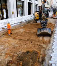 Oberbodenabtrag Nürnberg Ludwigsplatz Grabungsfirma Bayern