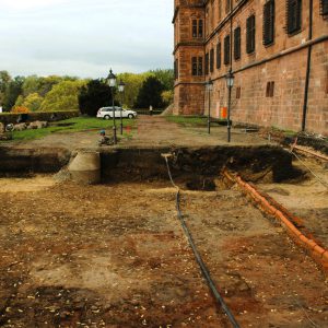 Schloss Aschaffenburg Mainterrasse Ausgrabung Grabungsbüro Bamberg